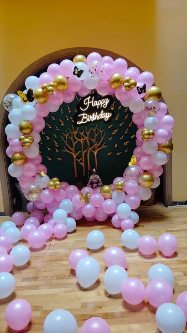 Birthday girl ring Balloon Decoration