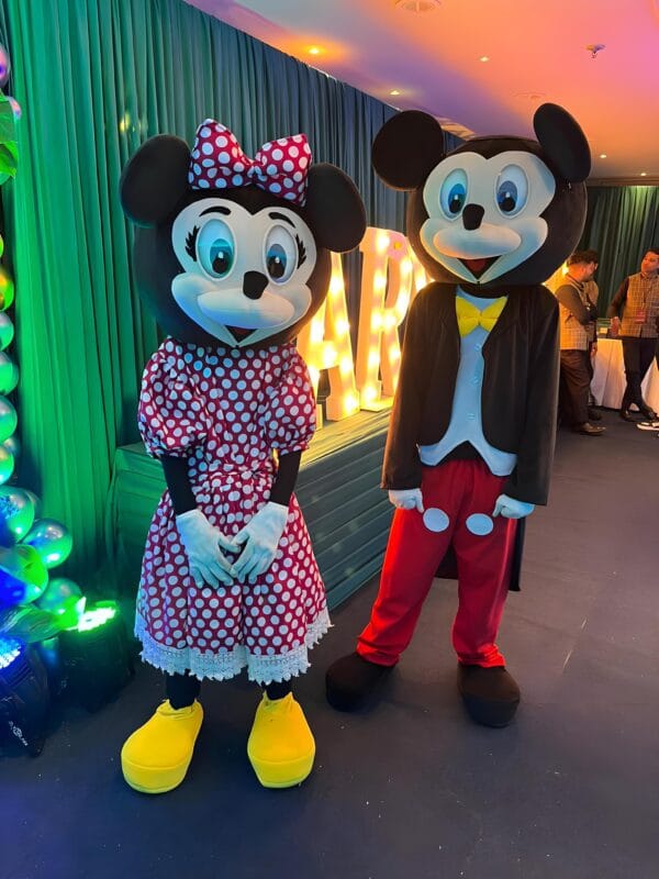 Mickey Mouse and Minnie Mascot