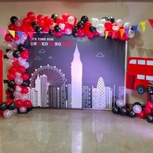 UK Theme Decoration Backdrop