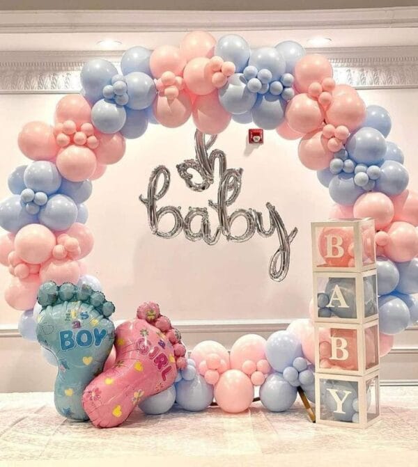 Baby shower -Ring balloon decoration