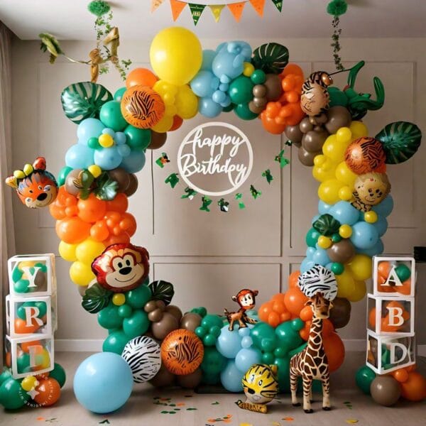 Jungle theme Birthday party Decoration - Image 2