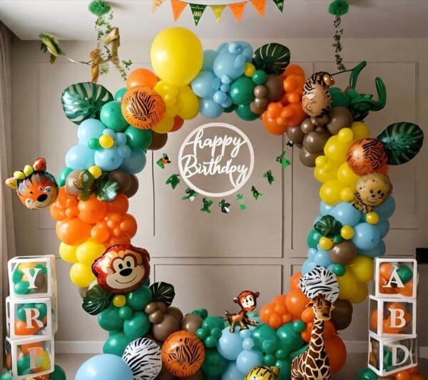 Jungle theme Birthday party Decoration