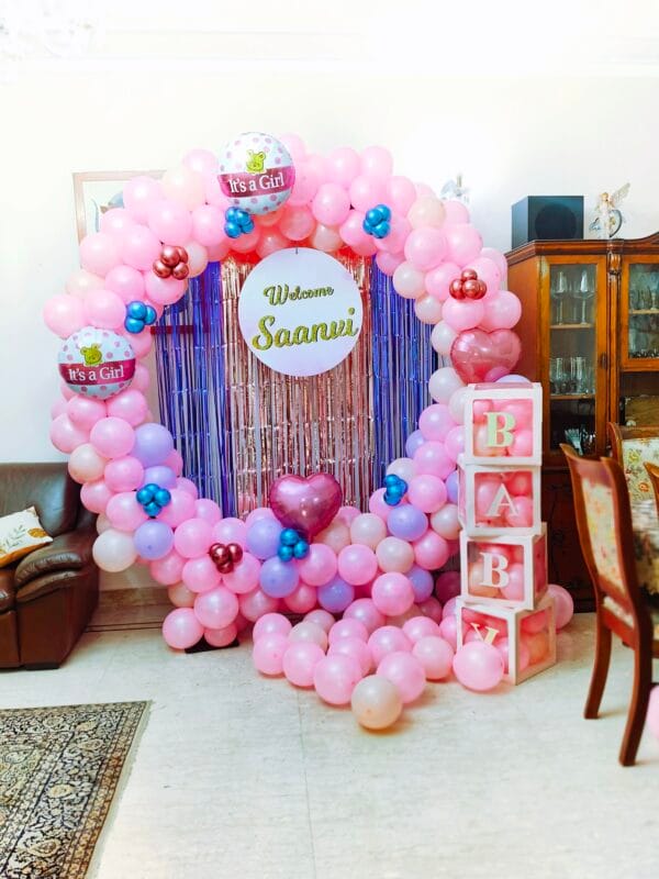 Welcome baby -Ring balloon decoration - Image 2